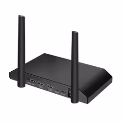 LogiLink HDW0103AR extension audio/video Récepteur AV Noir - Vue supplémentaire 2