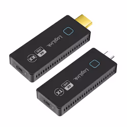 LogiLink HDW0104 extension audio/video Émetteur et récepteur AV Noir - Vue supplémentaire 2