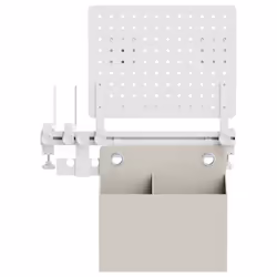 LogiLink PB0101 Organisateur de stockage suspendu Acier, Plastique Blanc - Vue supplémentaire 2