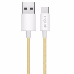 LogiLink CU0333 câble USB USB 2.0 1 m USB A USB C Jaune - Vue supplémentaire 2