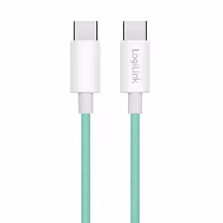 LogiLink CU0347 câble USB USB 2.0 1 m USB C Vert - Vue supplémentaire 2