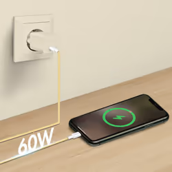 LogiLink CU0349 câble USB USB 2.0 0,5 m USB C Jaune - Vue supplémentaire 4