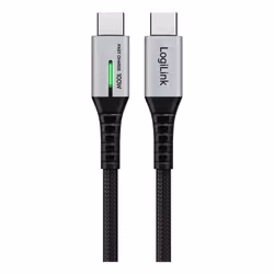 LogiLink CU0432 câble USB USB 3.2 Gen 2x2 1 m USB C Noir - Vue supplémentaire 2