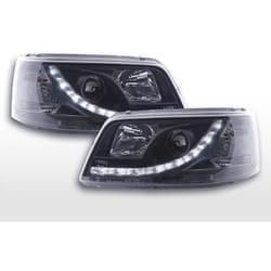 Phares Daylight led feux de jour vw Bus T5 03-09 noir -