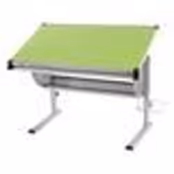 Bureau enfant Oxford plateau inclinable hauteur r?glable vert