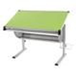 Bureau enfant Oxford plateau inclinable hauteur r?glable vert