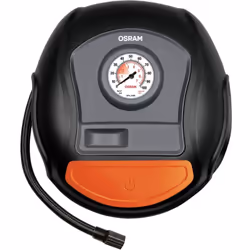 Osram - OTI200 Compresseur manomètre analogique, range-câble et support de câble, protection contre les surcharges