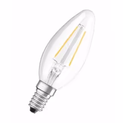 Osram LED Retrofit CLASSIC B, 2 W, E14, 230 lm, 15000 h, Blanc chaud