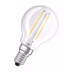 Osram LED Retrofit CLASSIC P, 2 W, E27, 250 lm, 15000 h, Blanc chaud