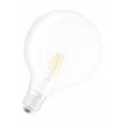 Osram Retrofit Classic Globe, 6 W, 60 W, E27, 806 lm, 15000 h, Blanc chaud