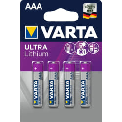 Varta 4x AAA Lithium Batterie à usage unique