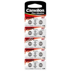 Lot de 10 piles Camelion AG7 15V  Alkaline