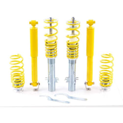 Kit combinés filetés fk suspension sport Peugeot 207 cc à partir de 2007 avec jambe de force 51mm -