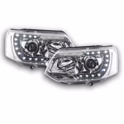 pour VW T5 pour l'année de construction: à partir de 2009 Couleur: chrome avec marque d'homologation E (enregistrement gratui ...