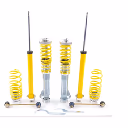 Kit coilover FK, suspension sport réglable en hauteur pour Mazda 2 2003 à 2007 sans approbation Abaissement d'environ 35 à 75 ...
