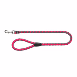 TRIXIE 143411, Chien, Laisse standard, Fuchsia, Graphite, Cordon, S-M, 1 m