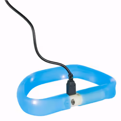 TRIXIE 12672 collier pour chiens et chats Bleu Silicone L-XL Chien Collier standard