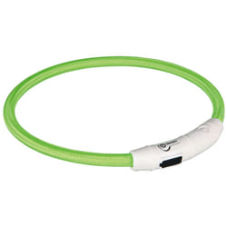 TRIXIE 12702 collier pour chiens et chats Vert Nylon, Polyuréthane thermoplastique (TPU) L-XL Chien Collier standard