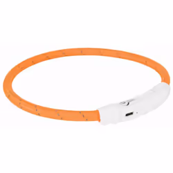 TRIXIE 12704, Chien, Orange, Nylon, Polyuréthane thermoplastique (TPU), M-L, 450 mm