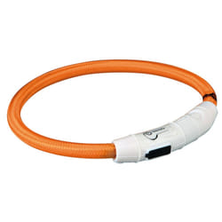 TRIXIE 12705 collier pour chiens et chats Orange Nylon, Polyuréthane thermoplastique (TPU) L-XL Chien