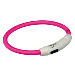 TRIXIE 12708 collier pour chiens et chats Rose Nylon, Polyuréthane thermoplastique (TPU) L-XL Chien