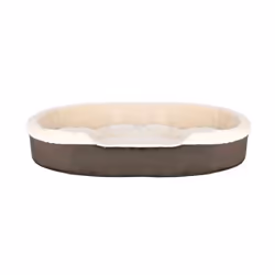 TRIXIE 4053032370517, Tapis pour animaux de compagnie, Intérieure, Chien, Beige, Marron, Ovale, Monochromatique