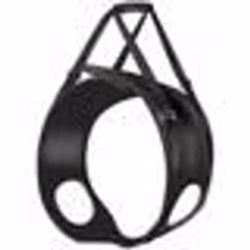TRIXIE 19408, Chien, Harnais abdominal, L-XL, Noir