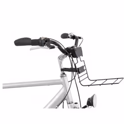 TRIXIE 13108-20, Devant, Panier de vélo, Acier, Noir