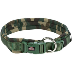 Trixie - Collier avec rembourrage l vert camouflage pour chien