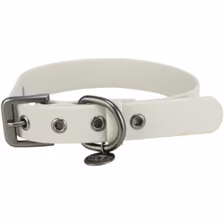 TRIXIE CityStyle, Chien, Collier standard, Blanc, Polyvinyl chloride (PVC), Monochromatique, L-XL