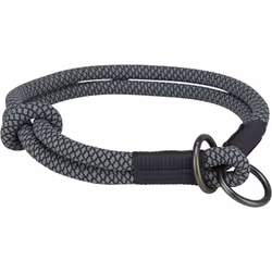 TRIXIE 1984501, Chien, Collier coulissant, Noir, Gris, Motif, Motif géométrique, S-M