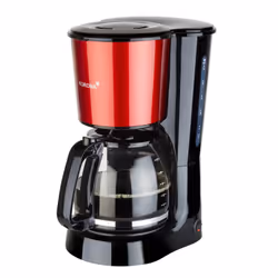 Korona 10113, Machine à café filtre, 1,5 L, Noir, Rouge