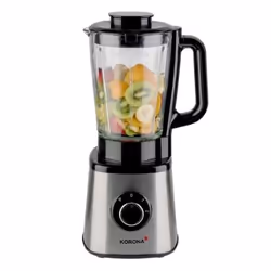 Korona 24040, Mélangeur de table, 1,5 L, Fonction d'impulsion, 1 m, 600 W, Noir, Acier inoxydable