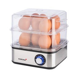 Korona 25303 cuiseur d'oeufs 16 œufs 500 W Acier inoxydable