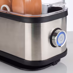 Korona 25304 cuiseur d'oeufs 3 œufs 210 W Noir, Acier inoxydable, Transparent