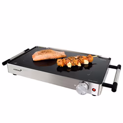Korona Glas-Grill, 800 W, Grill, Electrique, 240 °C, Dessus de table, Noir, Acier inoxydable