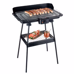 Korona BBQ Stand Grill XXL, 2200 W, Grill, Electrique, Ensemble de cuisson, Grille, Noir