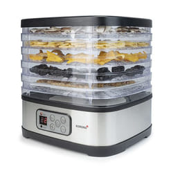 Korona 57011 déshydrateur alimentaire Noir, Acier inoxydable, Transparent 240 W