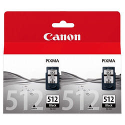 Canon PG-512 Twin Pack cartouche d'encre 2 pièce(s) Original Rendement standard Photo noire