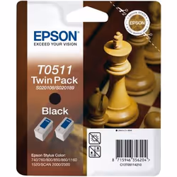 Epson Chess Double pack "Echiquier" - Encre QuickDry N - S020207 + S020209