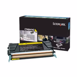 Lexmark C748H3YG, 10000 pages, Jaune, 1 pièce(s)