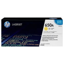 HP 650A toner LaserJet jaune authentique