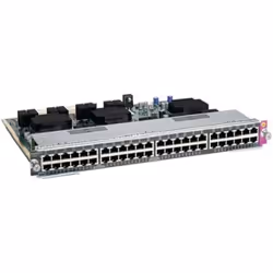 Cisco WS-X4748-RJ45-E=, Fast Ethernet, Gigabit Ethernet, 10,100,1000 Mbit/s, IEEE 802.3, IEEE 802.3ab, IEEE 802.3ad, IEEE 802 ...