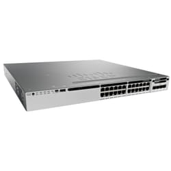 Cisco Catalyst WS-C3850-24P-L commutateur réseau Géré Connexion Ethernet, supportant l'alimentation via ce port (PoE) Noir, Gris