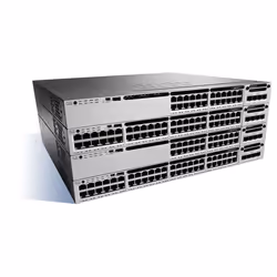 Cisco Catalyst WS-C3850-24P-L commutateur réseau Géré Connexion Ethernet, supportant l'alimentation via ce port (PoE) Noir, Gris