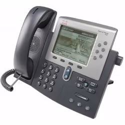 Cisco Unified IP Phone 7962, Spare, Haut-parleur, Identification de l'appelant, Noir, Argent