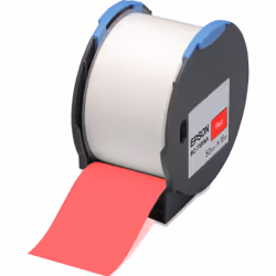 Epson RC-T5RNA - Ruban autocollant Rouge 50mm x 15m, Rouge, - LabelWorks Pro100 (UK Type AC Adapter), 5 cm, 15 m, 1 pièce(s), ...