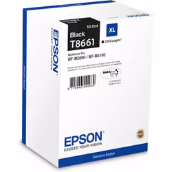 Epson Encre Noire (2 500 p), Rendement élevé (XL), Encre à pigments, 55,8 ml, 2500 pages, 1 pièce(s)