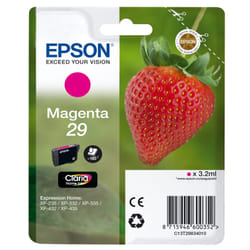 Epson Strawberry 29 M cartouche d'encre 1 pièce(s) Original Rendement standard Magenta