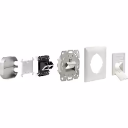 Renkforce RF-4393024 prise de courant 2 x RJ-45 Blanc